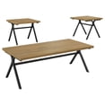 thumbnail image 1 of Colmar 3-piece Engineered Wood Coffee Table Set Golden Oak, 1 of 6