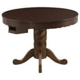 thumbnail image 1 of Coaster Company 3-in-1 Game Table with Pool Cues and Balls, Tobacco, 1 of 2