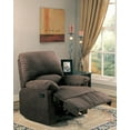 thumbnail image 1 of Coaster Company Casual Chocolate Microfiber Motion Recliner, 1 of 2