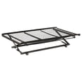 thumbnail image 1 of Eden Metal Twin Pop Up Trundle Bed Black, 1 of 3