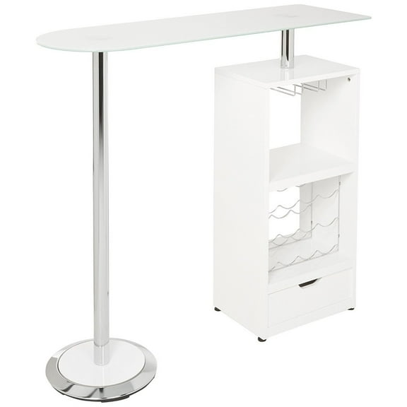 Coaster Company Contemporary Bar Table, White