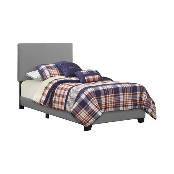 Coaster Company Dorian Upholstered Twin Bed, Grey