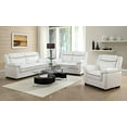 thumbnail image 1 of Coaster Company Fabric Couch Sofa, Snow White, 1 of 3