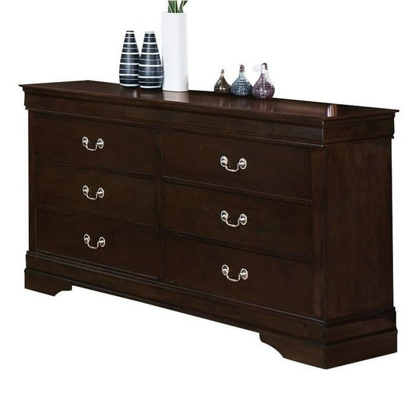 Coaster Company Louis Philippe Collection Dresser, Cappuccino