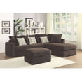 thumbnail image 1 of Coaster Company Olson Chocolate Sectional, 1 of 2