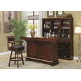 thumbnail image 1 of Coaster Company Traditional Bar Cabinets with Wine Rack, Cherry, 1 of 9