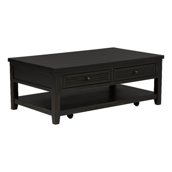 Concord 2-drawer Rectangular Coffee Table Distressed Java