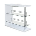 thumbnail image 1 of Coaster Contemporary Bar Storage Table, Multiple Finishes, 1 of 3