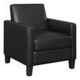 thumbnail image 1 of Julio Upholstered Accent Chair with Track Arms Black, 1 of 6