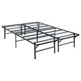 thumbnail image 1 of Mabel Metal Queen Mattress Support Platform Bed Black, 1 of 9