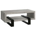 thumbnail image 1 of Dinard Engineered Wood Coffee Table Grey Driftwood, 1 of 7