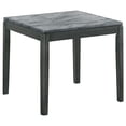 thumbnail image 1 of Mozzi Square Faux Marble Side End Table Grey and Black, 1 of 7