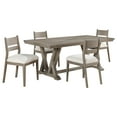 thumbnail image 1 of Cornelia 5-piece Rectangular Dining Table Set Coastal Grey, 1 of 14