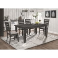 thumbnail image 1 of Coaster Dalila 5-Piece Rectangular Dining Table Set, Dark Grey, 1 of 13