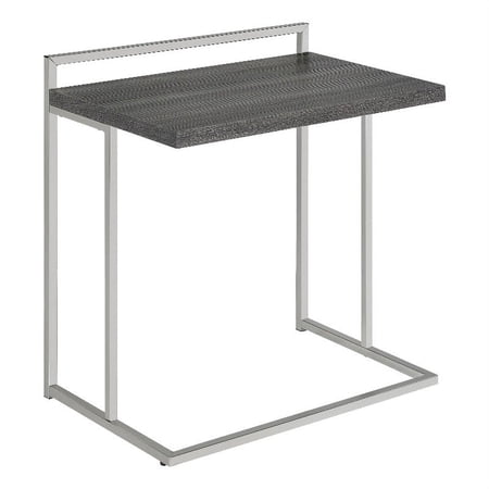 Dani Rectangular Snack Table with Metal Base