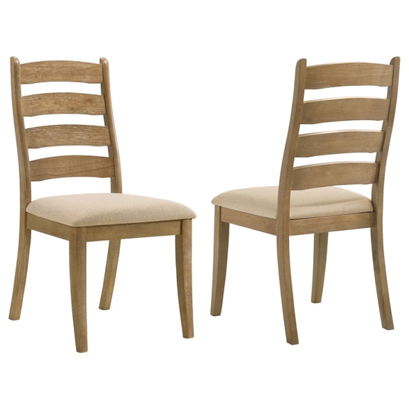 Coaster Danvers Wood Dining Side Chair, Brown Oak (Set of 2)