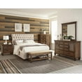thumbnail image 1 of Coaster Devon 4-piece Wood California King Bedroom Set Beige and Burnished Oak, 1 of 14
