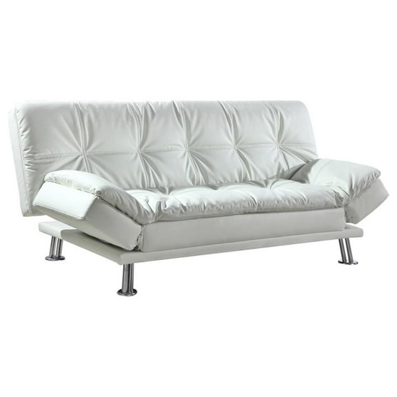 Coaster Company Dilleston Collection Sofa Bed, White