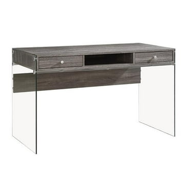 Coaster Dobrev Modern 2-Drawer Wood Writing Desk in Weathered Gray