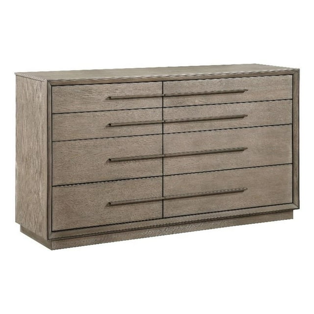 Coaster Durango 8-Drawer Rectangular Contemporary Wood Dresser Taupe Oak