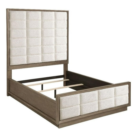Durango 80-inch Queen Panel Bed Taupe Oak