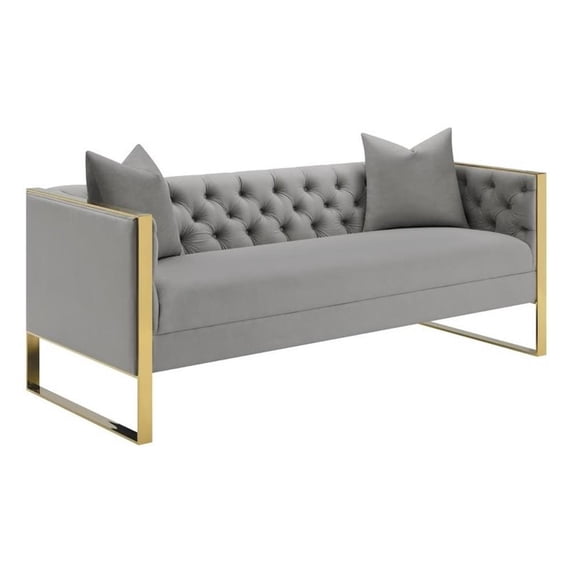 Eastbrook Tufted Back Sofa Grey