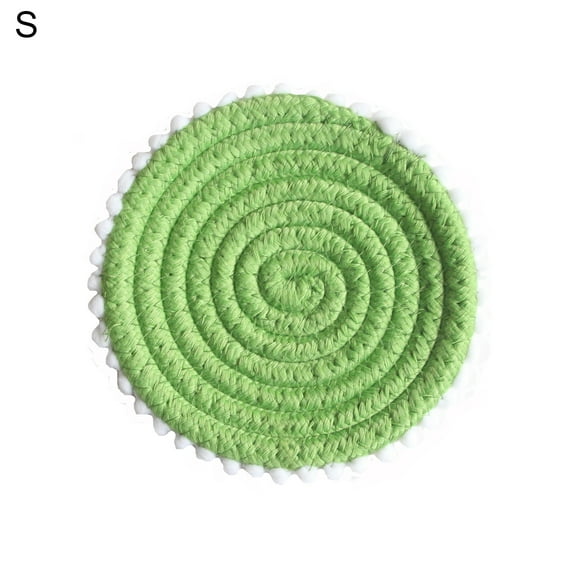 Coaster Eco-friendly Wear Resistant Cotton Rope Heat-insulated Placement Mat for Home