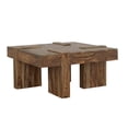thumbnail image 1 of Samira Square Solid Wood Coffee Table Natural Sheesham, 1 of 13