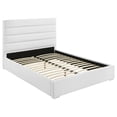 thumbnail image 1 of Felicity 53-inch Upholstered California King Bed White, 1 of 9