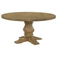 thumbnail image 1 of Florence Round 60-inch Wood Dining Table Rustic Honey, 1 of 8