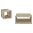 thumbnail image 1 of Frisco 2-piece Coffee and End Table Set Distressed Pine, 1 of 15