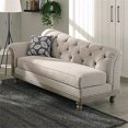 thumbnail image 1 of Gilmore Upholstered Tufted Chaise Grey, 1 of 2