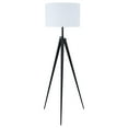 thumbnail image 1 of Harrington 60-inch Drum Shade Metal Tripod Floor Lamp Black, 1 of 3