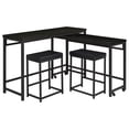 thumbnail image 1 of Hawes 4-piece Multipurpose Counter Height Table Set Black, 1 of 16