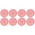 thumbnail image 1 of Coaster Heat Insulation Pad 8 Pcs Braided Woven Placemats Table Coasters for Drinks Strawberry Decor Cotton Yarn Pink, 1 of 6