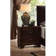 Coaster Home Furnishings 200422 Casual Contemporary Nightstand, Walnut