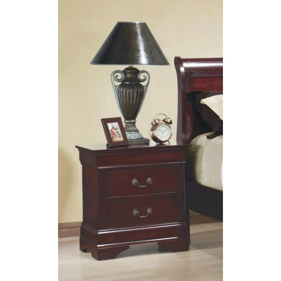 Coaster Home Furnishings 203972 Traditional Nightstand, Cherry
