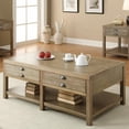 thumbnail image 1 of Coaster Home Furnishings Rosenberg 2-Drawer Coffee Table Light Oak, 1 of 2