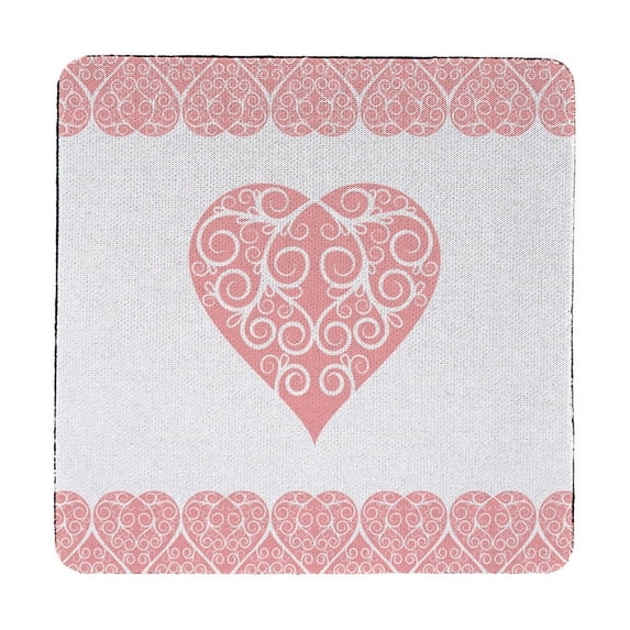 Coaster Intricate Heart Ribbon