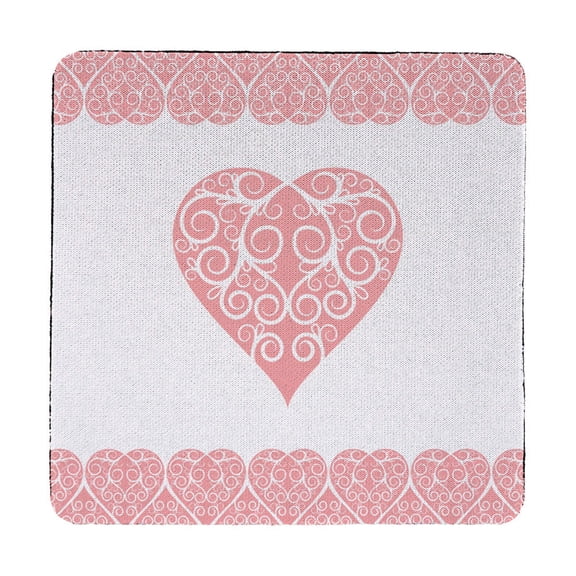 Coaster Intricate Heart Ribbon