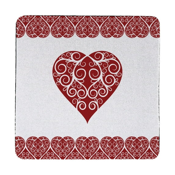 Coaster Intricate Heart Ribbon