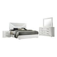 thumbnail image 1 of Ives 4-piece Queen Bedroom Set White High Gloss, 1 of 18