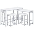 thumbnail image 1 of Jackson 4-piece Multipurpose Counter Height Table Set White, 1 of 16