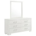 thumbnail image 1 of Jessica 6-drawer Dresser with Mirror Snow White, 1 of 12