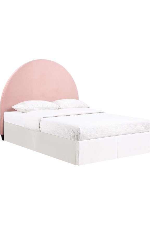 June Upholstered Arched Queen / Full Headboard Blush