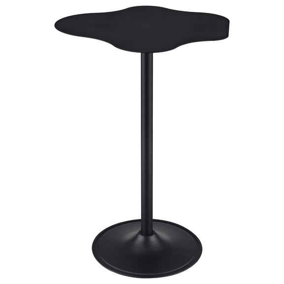 Coaster Keanu Curved 29-inch Cloud-Shaped Bistro Bar Table, Black