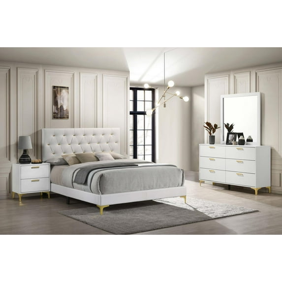 Kendall 4-piece California King Bedroom Set White