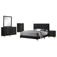 thumbnail image 1 of Kendall 5-piece Eastern King Bedroom Set Black, 1 of 19