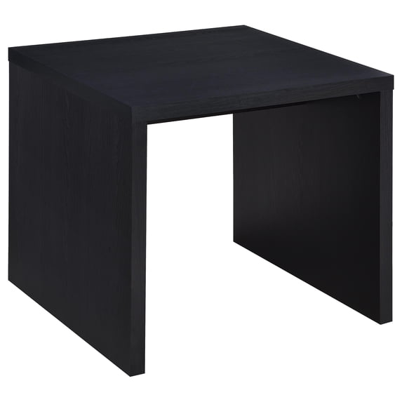 Knapp Engineered Wood Square Side End Table Black - Walmart.com