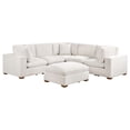 thumbnail image 1 of Lakeview 6-piece Upholstered Modular Sectional Sofa Ivory, 1 of 10